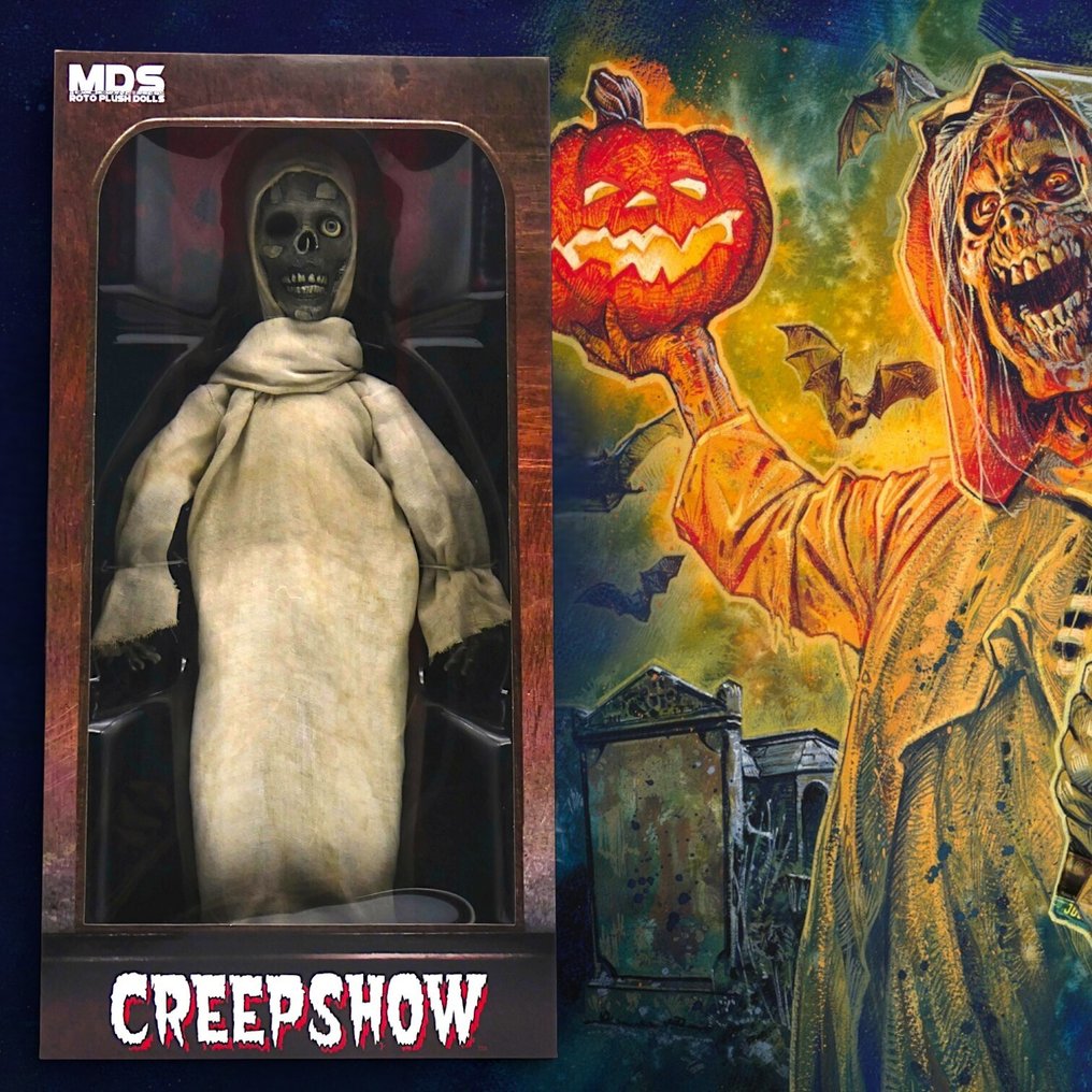 MEZCO Toys - The Most Fun you'll Ever Have Being Scared "CREEEPSHOW" - Sealed Box, OUT OF STOCK - Action figure MDS Roto Plush XXL Action Figure (45 cm) #1.0