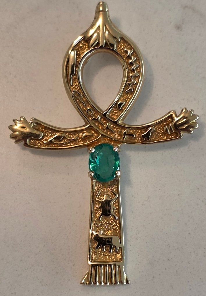 Σταυρός - Χρυσός 18 καρατίων - 1960-2000 - Αιγυπτιακός σταυρός #1.0