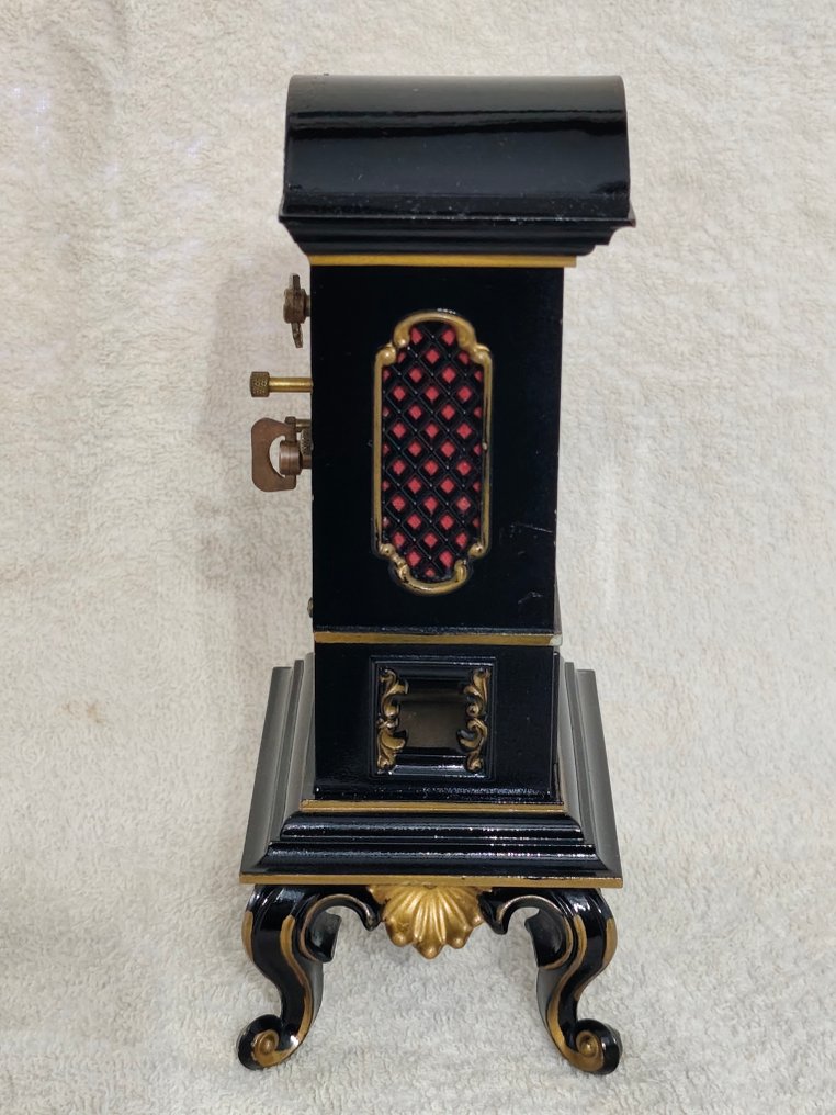 Turret/tower clock - Adolf Kuhlmann -  Vintage Bakelite - 1960-1970 - Column pendulum clock #2.1