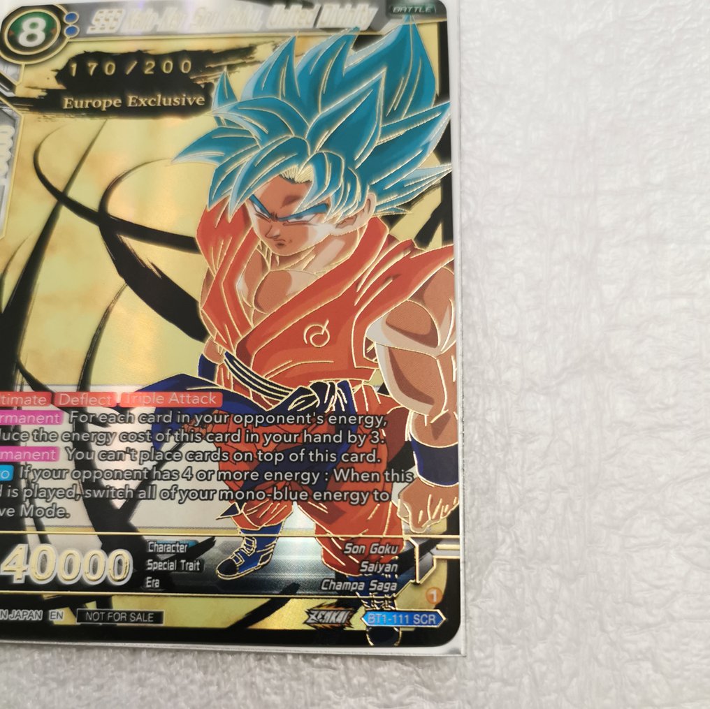 Bandai - 1 Card - Dragon Ball - Son Goku Nummereret parallel #3.2