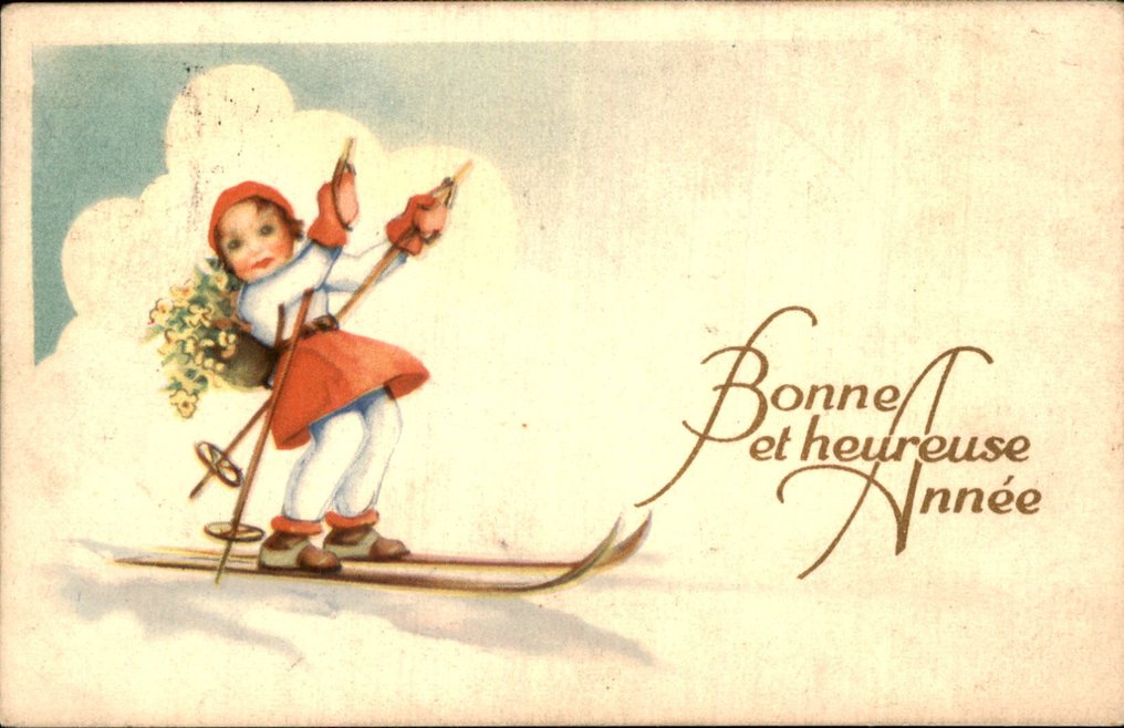 幻想, 新年 - 明信片 (119) - 1900-1960 #2.1