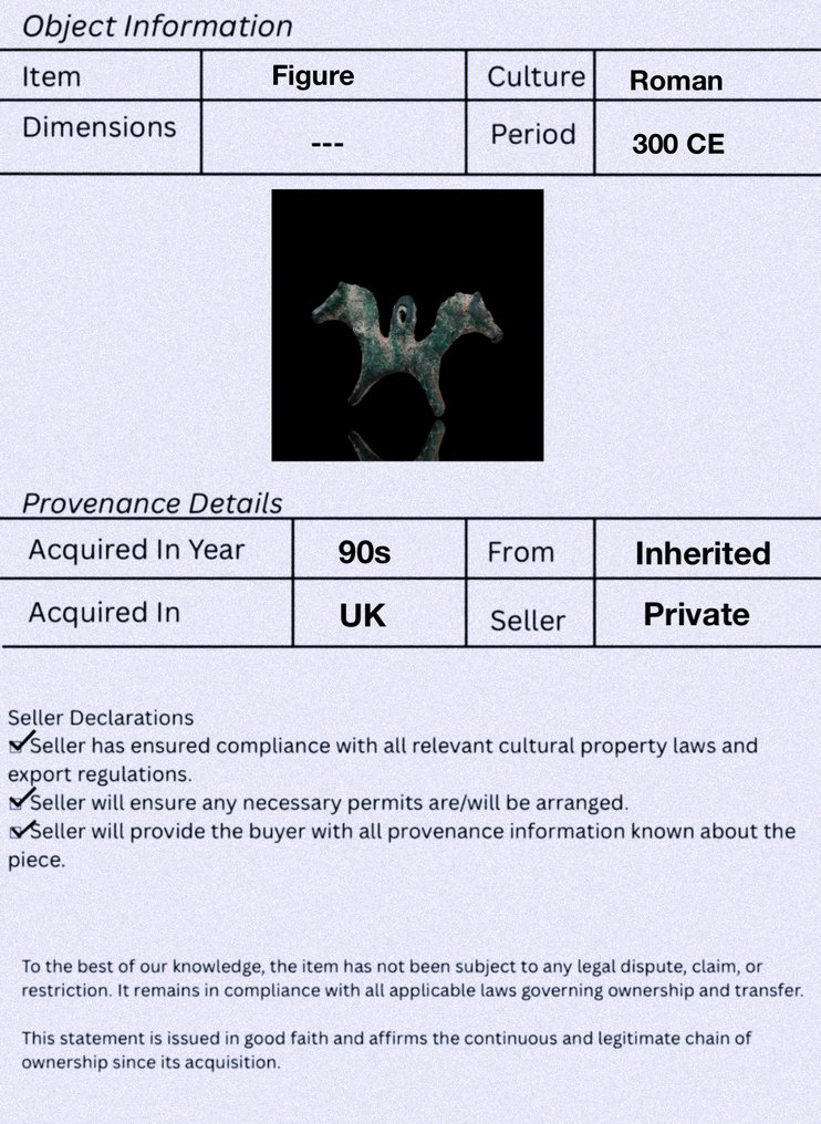 古罗马 黄铜色 玩具人偶 - 3 cm  (没有保留价) #4.3