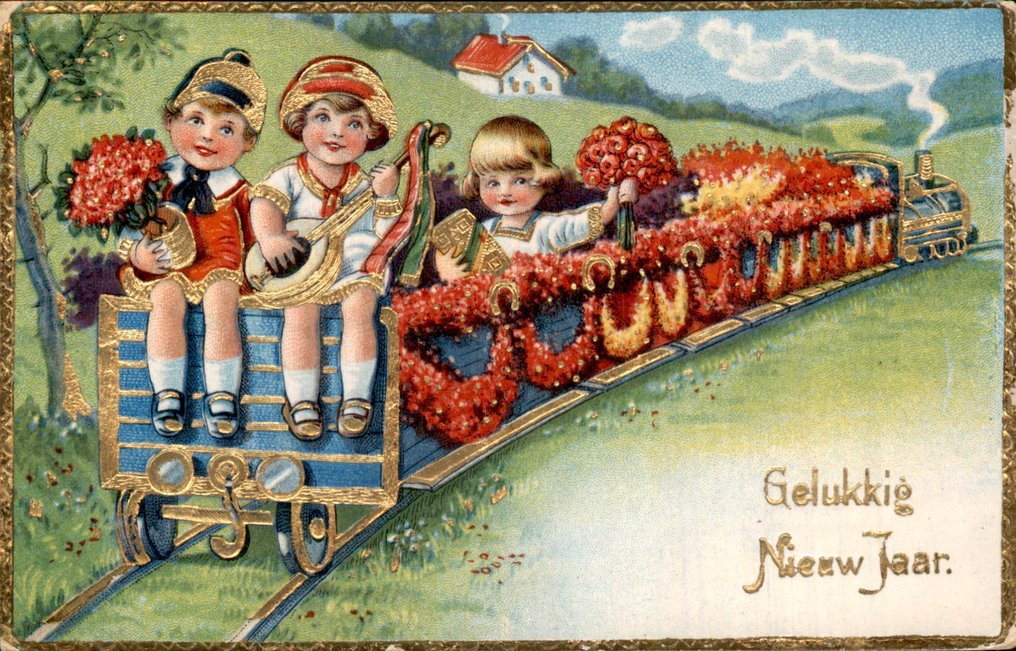 幻想, 新年 - 明信片 (119) - 1900-1960 #4.3