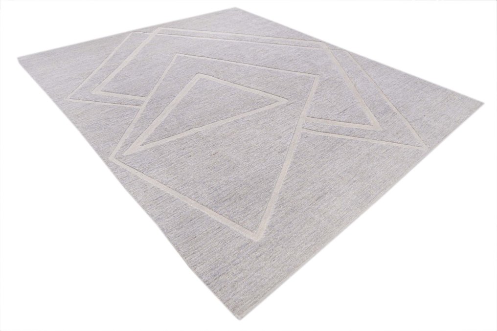 Handcrafted designer rug made of wool with a relief texture. - Rug - 310 cm - 254 cm #1.0