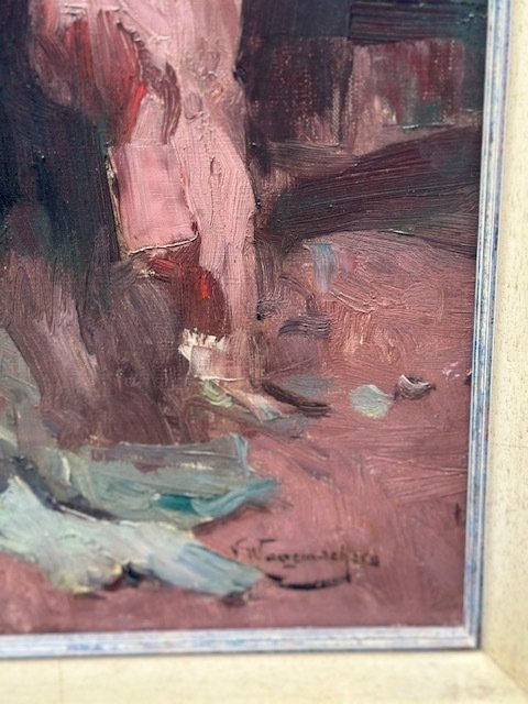 Victor Wagemaekers (1876-1953) - Het atelier met bloemen #3.2