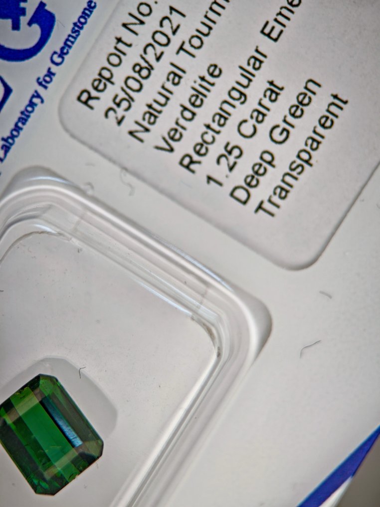 2 pcs  Grøn, Blå Turmalin  - 2.29 ct - Antwerp Laboratory for Gemstone Testing (ALGT) - fint grønt/*Indicolite #3.2
