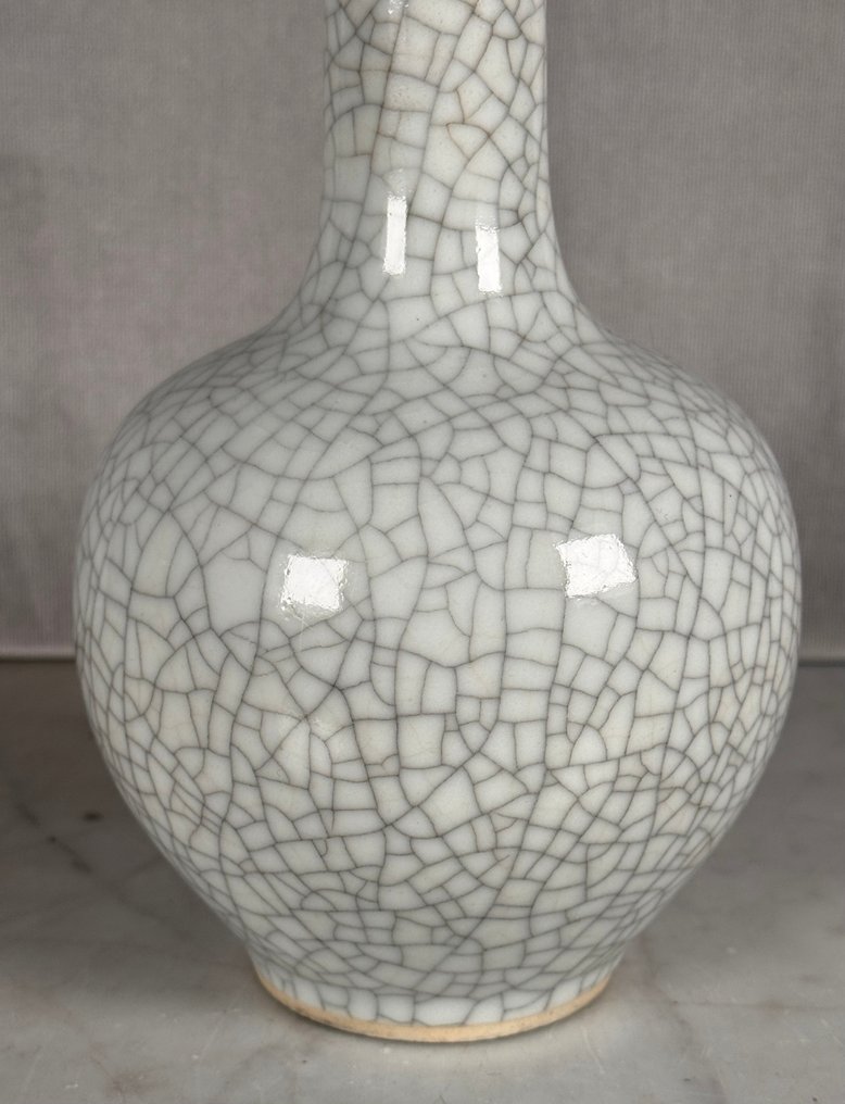 Vase - Porcelain - China - Fine crackle vase #2.1