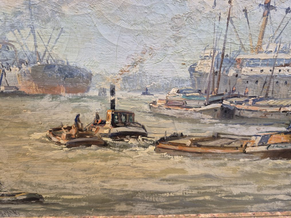 P.J A.Wagemans (1879-1955) - Maashaven Rotterdam #3.2
