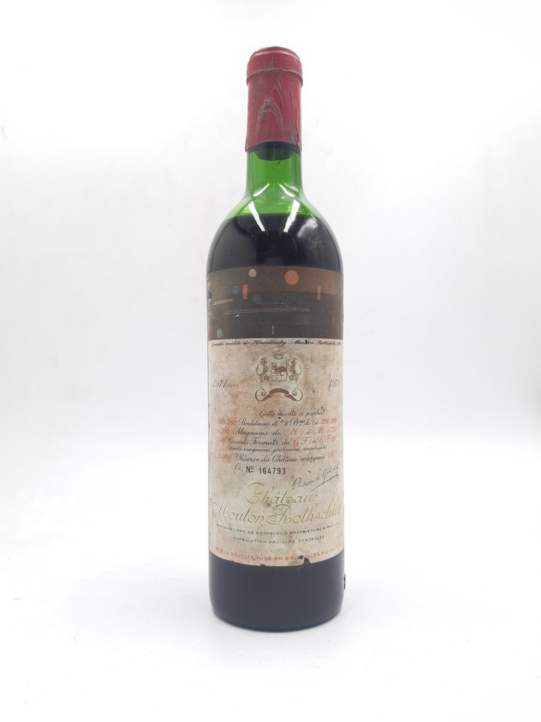 1971 Chateau Mouton Rothschild - 波尔多 - 1 Bottle (0.75L) #1.0