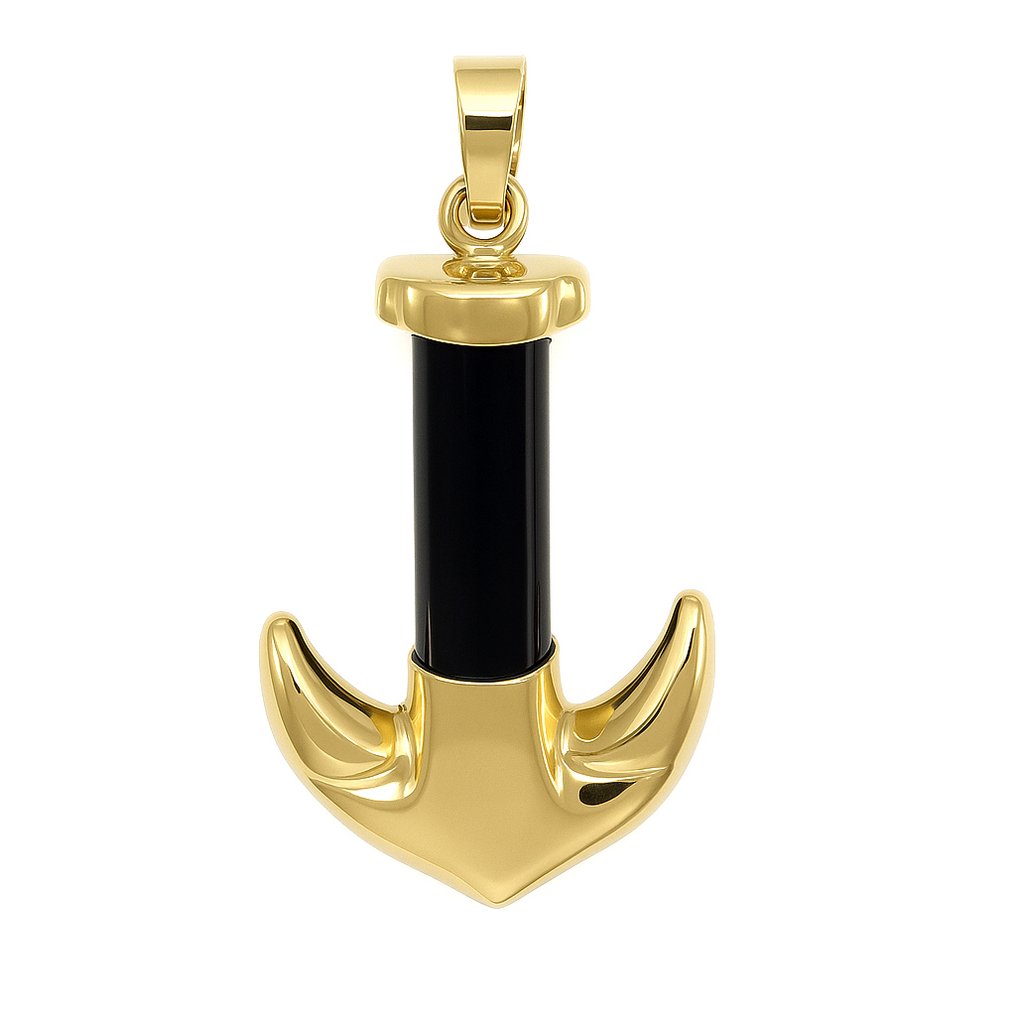 没有保留价 - 吊坠 - 18K包金 黄金 -  1.55ct. tw. 缟玛瑙 #4.3