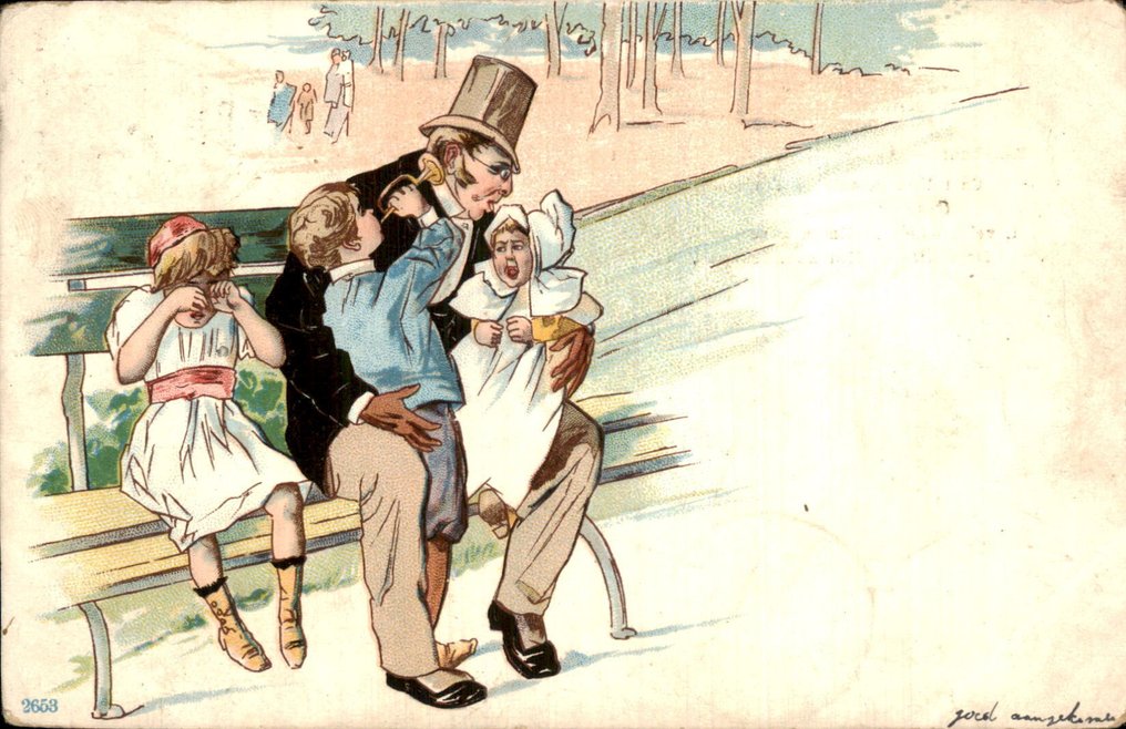 幻想, 家庭 - 家庭 - 母亲 - 孩子 - 明信片 (133) - 1900-1950 #4.3