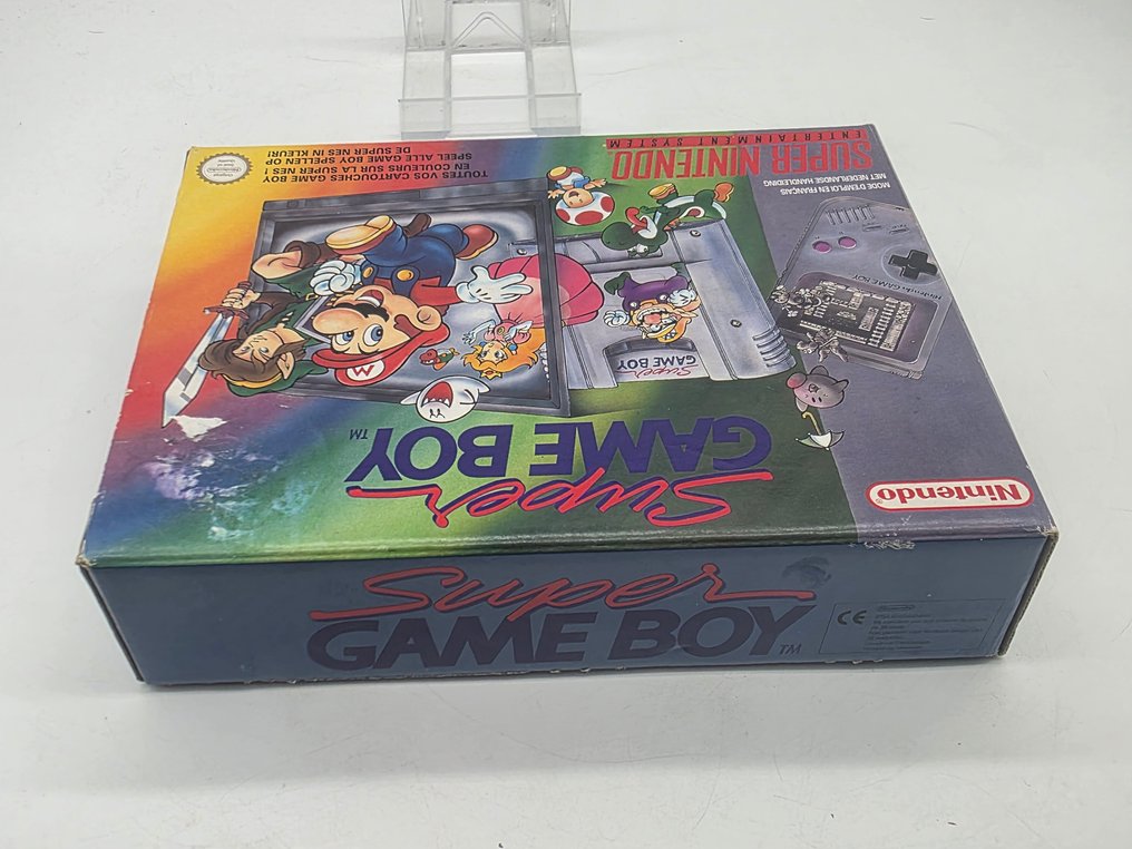 Nintendo - Snes - Super Game Boy - First edition FAH FRA - with Inlay - POSTER - Original Receipt- Sealed on 1 side - Videospillekonsol + spil - I original æske #4.3