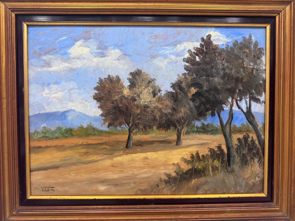 Vincenzo Udine (1898-1981) - Paesaggio di campagna #2.1