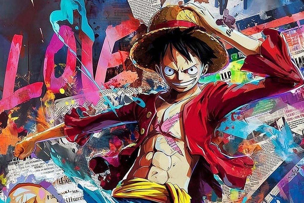 IPR Graph - Monkey D. Luffy- One Pece – El Soñador del Sombrero de Paja en Estallido de Color #2.1