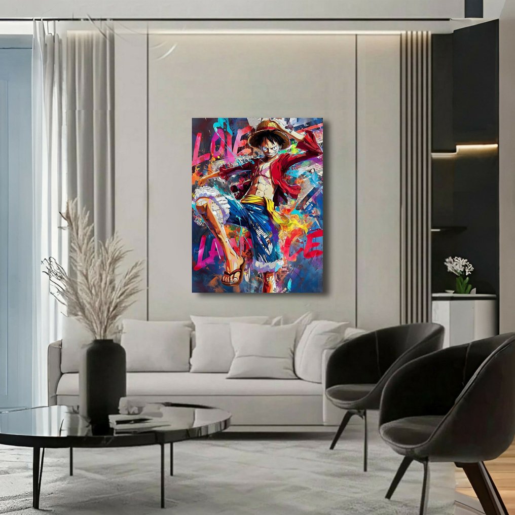 IPR Graph - Monkey D. Luffy- One Pece – El Soñador del Sombrero de Paja en Estallido de Color #3.2