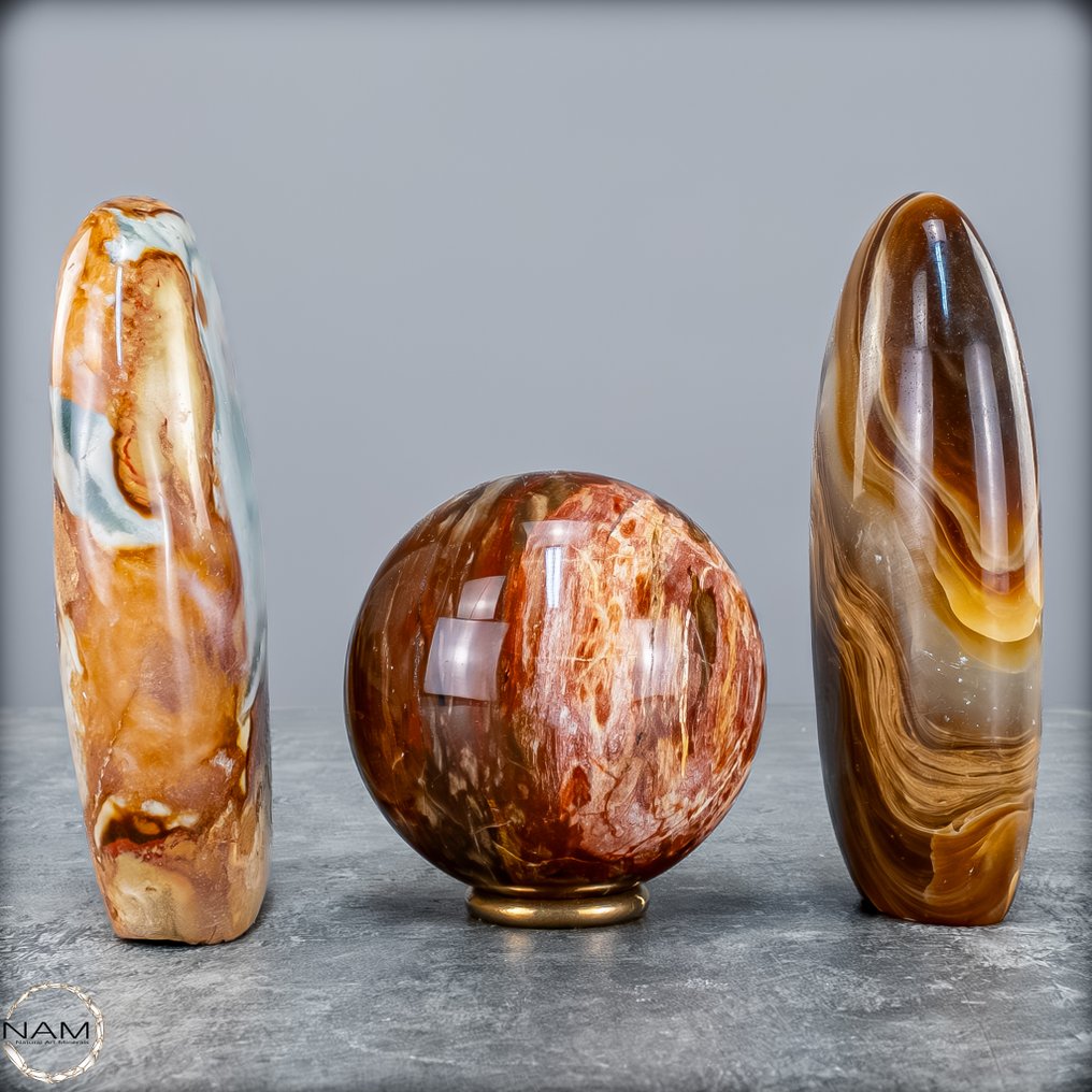 保护与轻盈——独角兽、碧玺与蓝色方解石 自由形态、球体与方尖碑，完美展现优雅之美- 1092.91 g - (3) #4.3