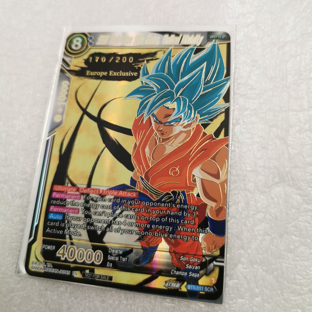 Bandai - 1 Card - Dragon Ball - Son Goku Nummereret parallel #2.1