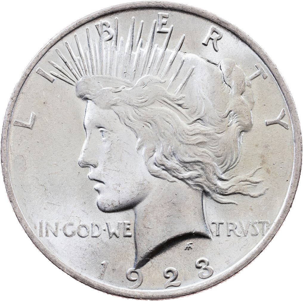 Amerikas forente stater. Peace Dollar 1923  (Ingen reservasjonspris) #1.0