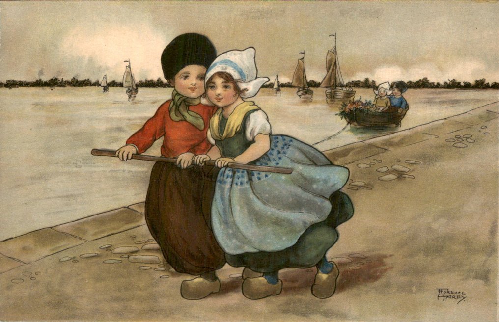 Países Bajos - Klederdracht - Folklore - Postal (121) - 1900-1960 #2.1