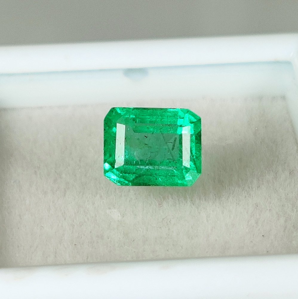 Verde Smarald - 1.40 ct - IGI (Institutul gemologic internațional) - Top Luster #1.0