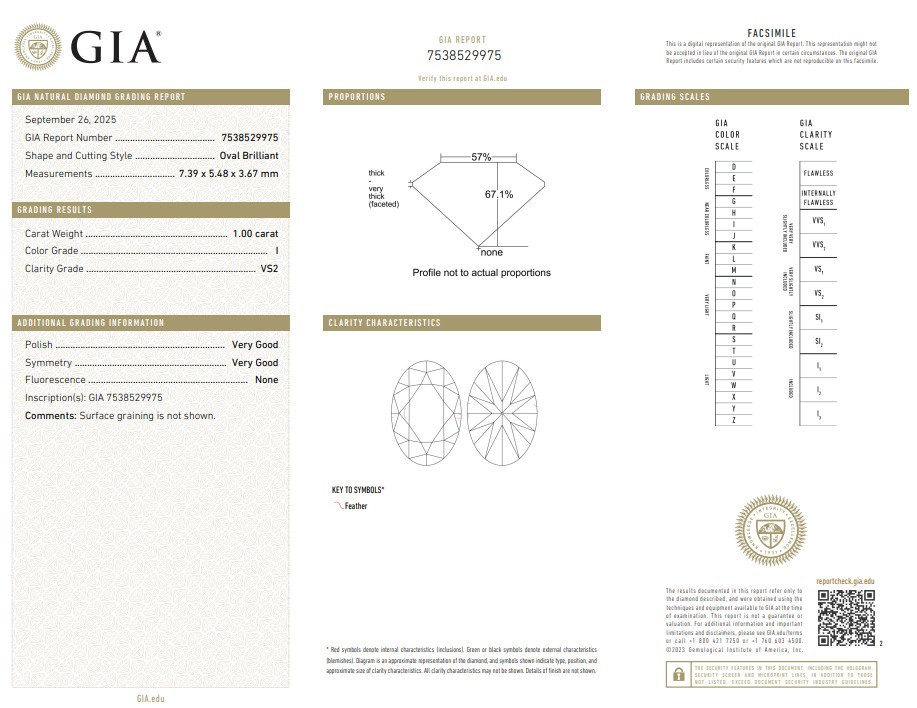 订婚戒指 - 14K包金 黄金 - 1.00ct. tw. 钻石 (天然) - I/VS2 #2.1