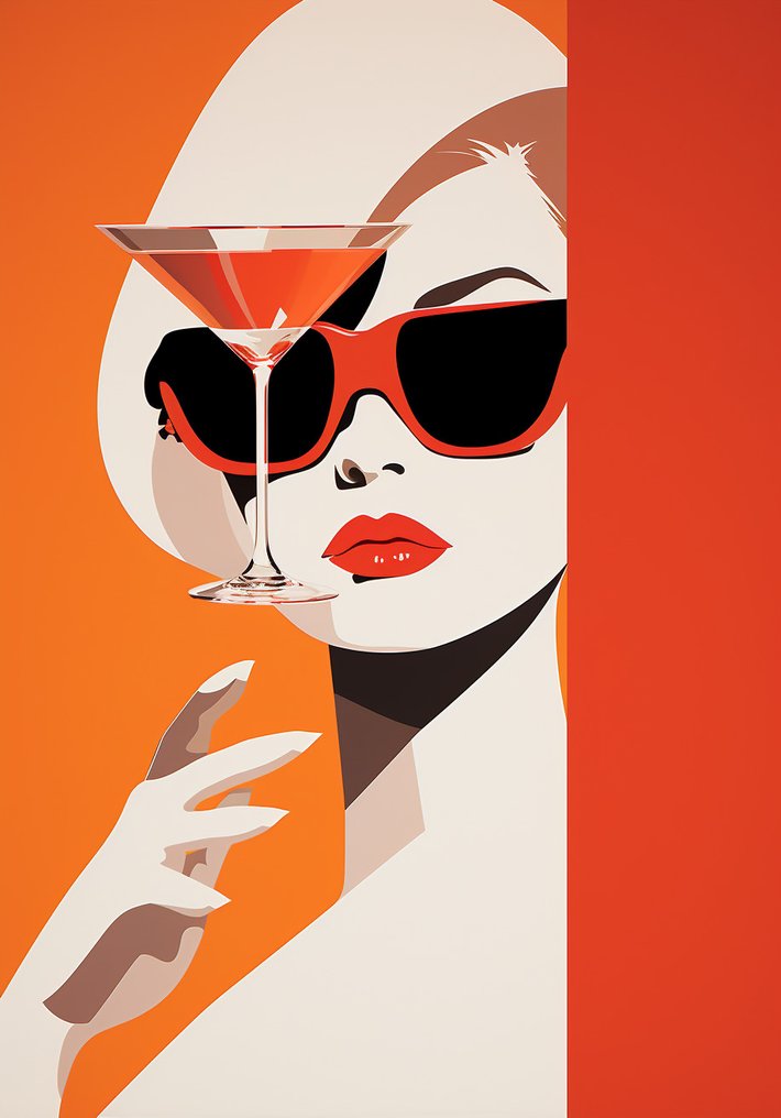 CREATIVE_HUB - Set of 8 Orange Aperol - Summer Spritz #1.0