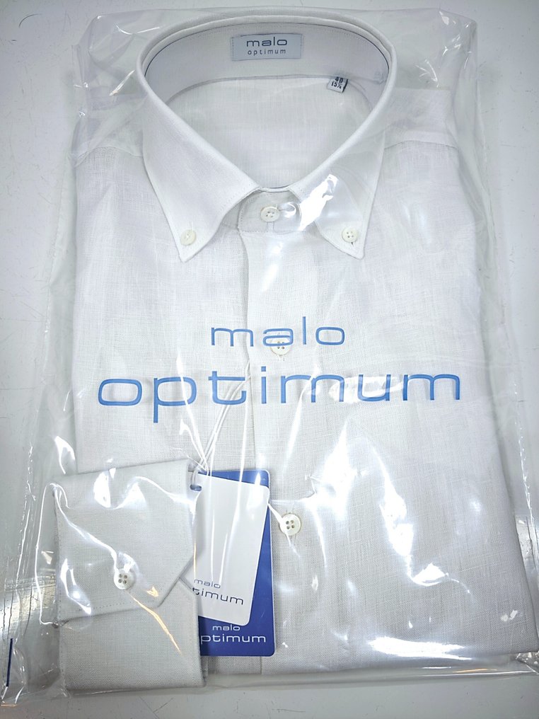 Malo - NEW, 100% Linen/Flax - Πουκάμισο - New with tags #1.0