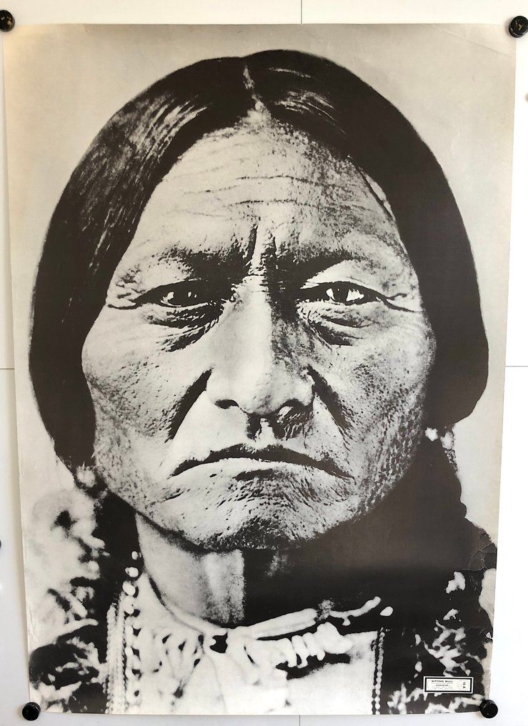 Aucun - Sitting Bull - Tatanka Youtonga - affiche originale vintage - 1968 #1.0