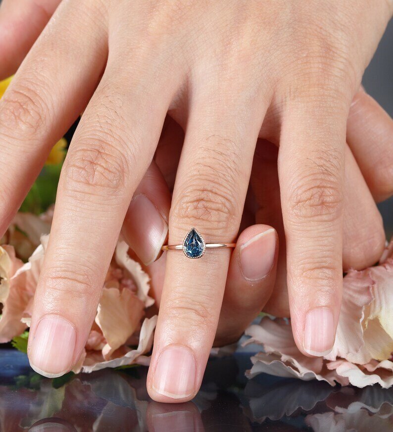 Zonder Minimumprijs - Verlovingsring Zilver - 2.00ct. tw. Topaas - Natuurlijke Topaas Ring #3.2