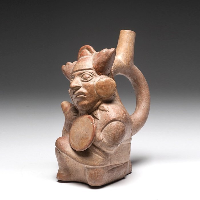 Moche Terrakotta Statue - 22 cm #2.1