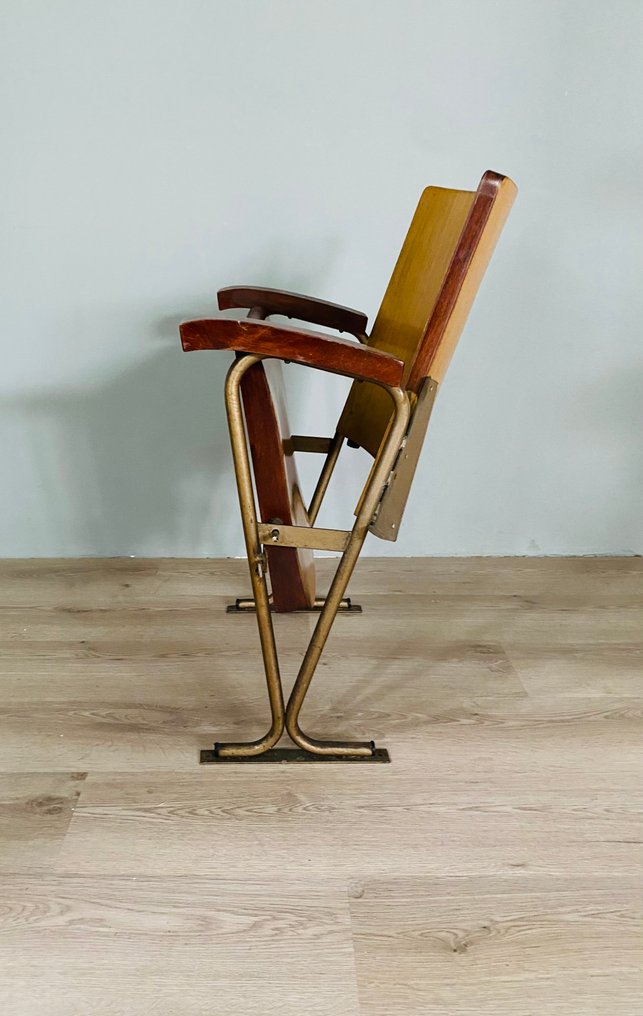 椅 - 木, 金屬 - 复古影院椅 #2.1