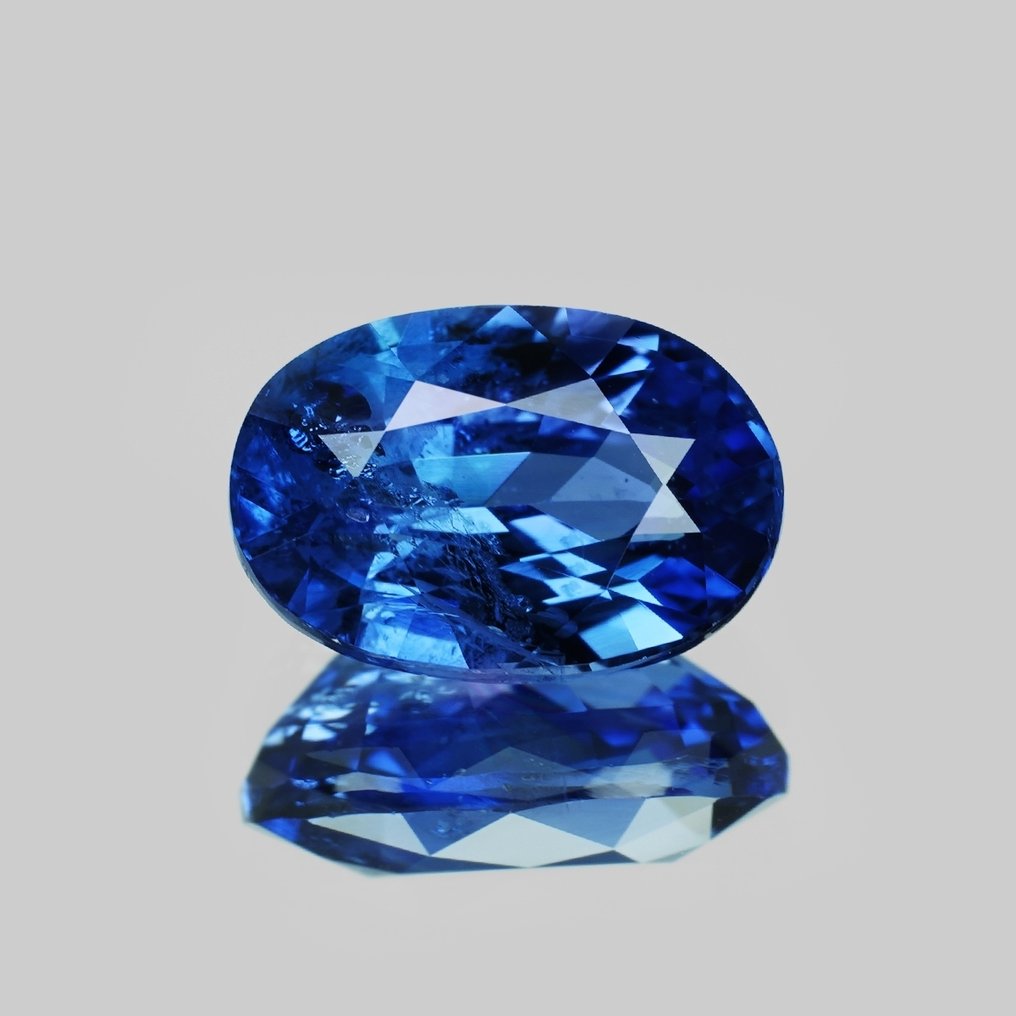 1 pcs  Albastru Safir  - 0.98 ct - Asociația internațională de pietre prețioase colorate (ICA GemLab) #1.0