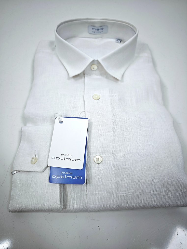 Malo - NEW, 100% Linen/Flax - Πουκάμισο - New with tags #1.0
