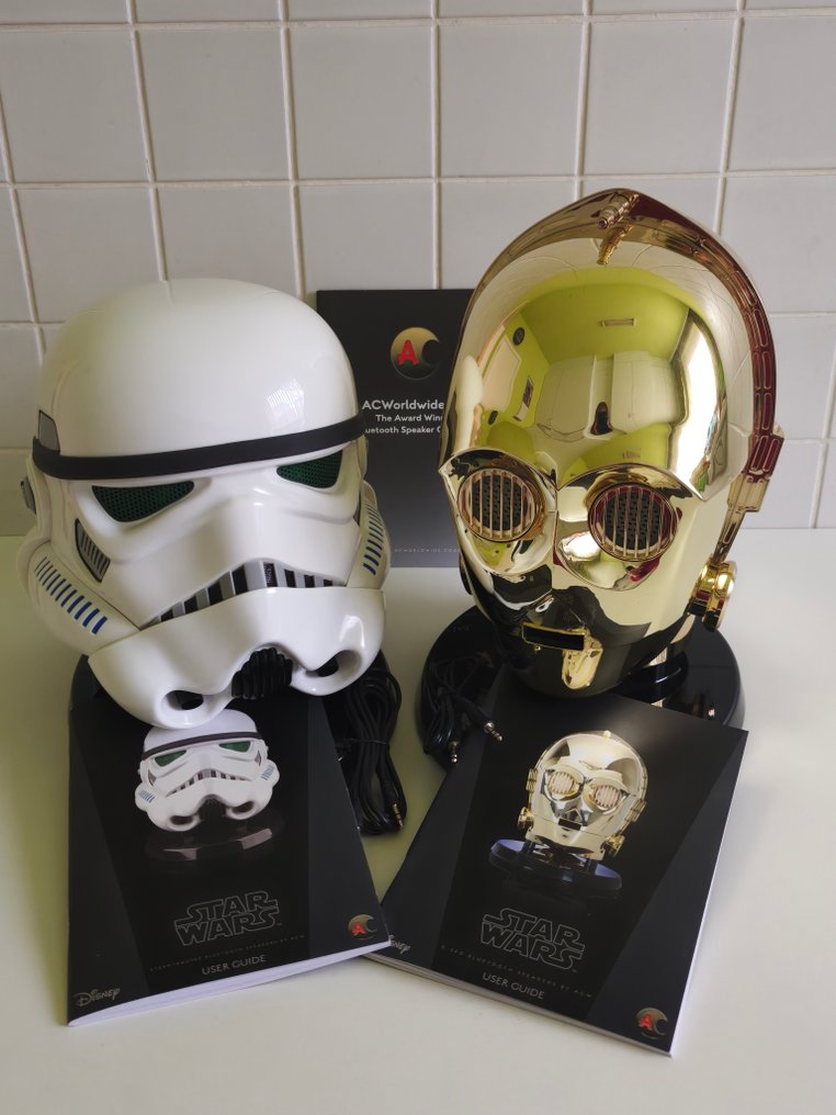 ACWorldwide Ltd. - Άγαλμα, Stormtrooper & C-3PO heads/bluetooth speakers - 26 cm - Πολυβινυλοχλωρίδιο #1.0