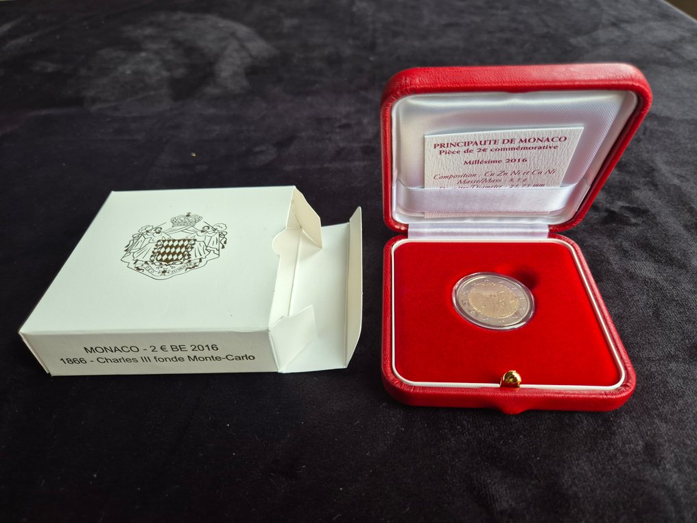 Monaco. 2 Euro 2016 "Charles III" Proof #1.0