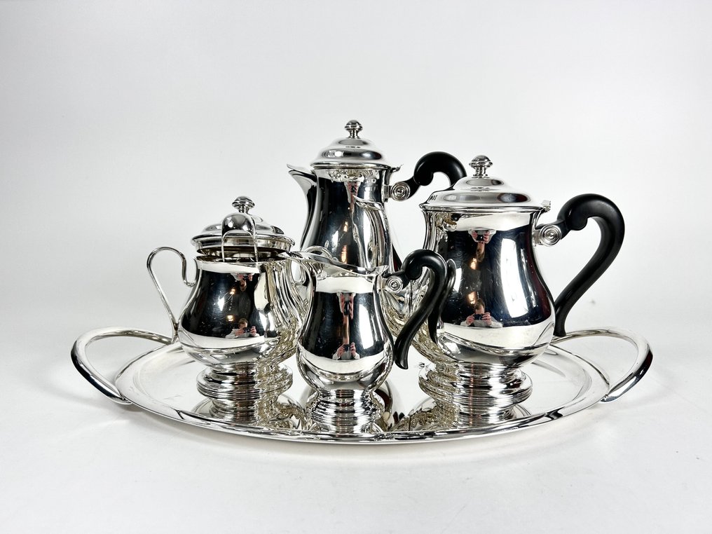 Orfèvrerie Saint Médard - Σερβίτσιο καφέ και τσαγιού (5) - Επάργυρο - Εξυπηρετούμενες συναντήσεις one-on-one. #1.0