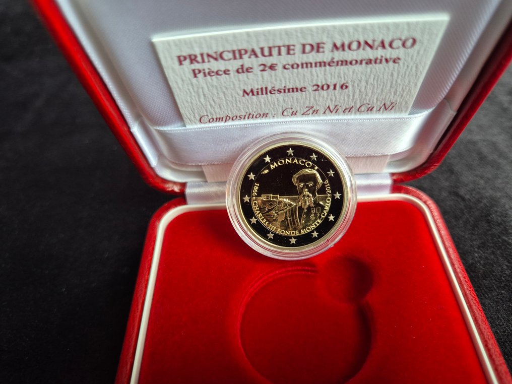 Monaco. 2 Euro 2016 "Charles III" Proof #1.0