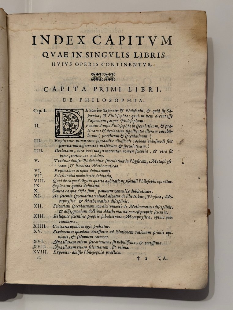 Benedicti Pererii - De communibus omnium rerum, Benedetto Pereira / Benedicti Pererii - 1609 #2.1