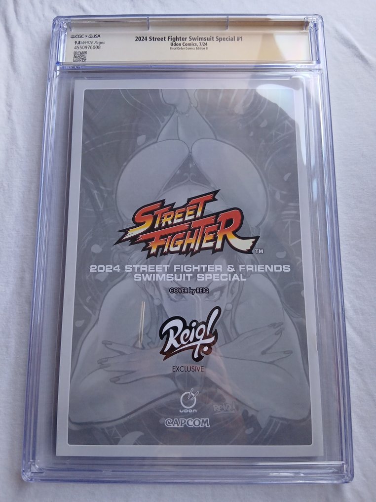 2024 Street Fighter Swimsuit Special #1 - Final Order Comics Edition B - REIQ Chun-Li Dark Variant - Signed by Reinaldo REIQ Quintero - 1 Signed graded comic - Primeira edição - 2024 - CGC 9.8 #1.0