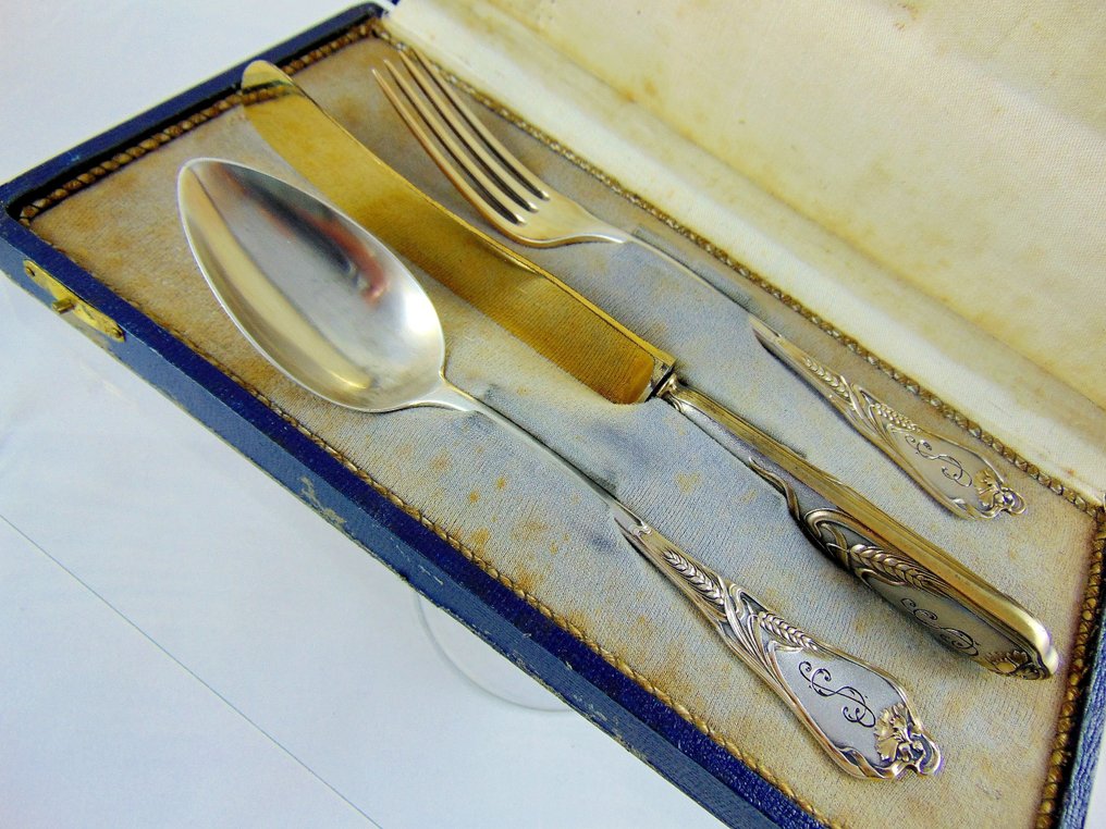 Rare Lutz & Weiss - Servizio da dessert - Germania 1900 #1.0