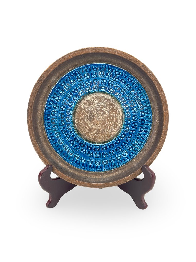 Bitossi - Aldo Londi - Πιατέλα - Από τη σειρά Rimini Blu. - Πήλινο #1.0