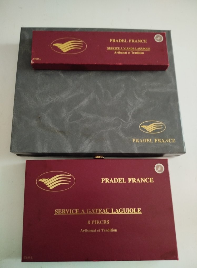 Laguiole/Pradel - Σετ μαχαιροπήρουνων (34) - Z46CR13 - ατσάλινο ανοξείδωτο, ορείχαλκος - Για 6 άτομα #1.0