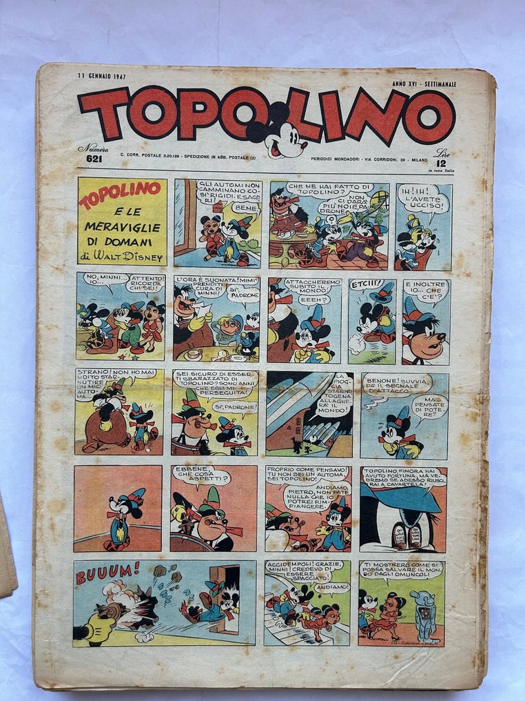 Topolino - Topolino giornale 620/671 annata completa 1947 - 52 Comic collection, Complete series - First edition - 1947 #2.1