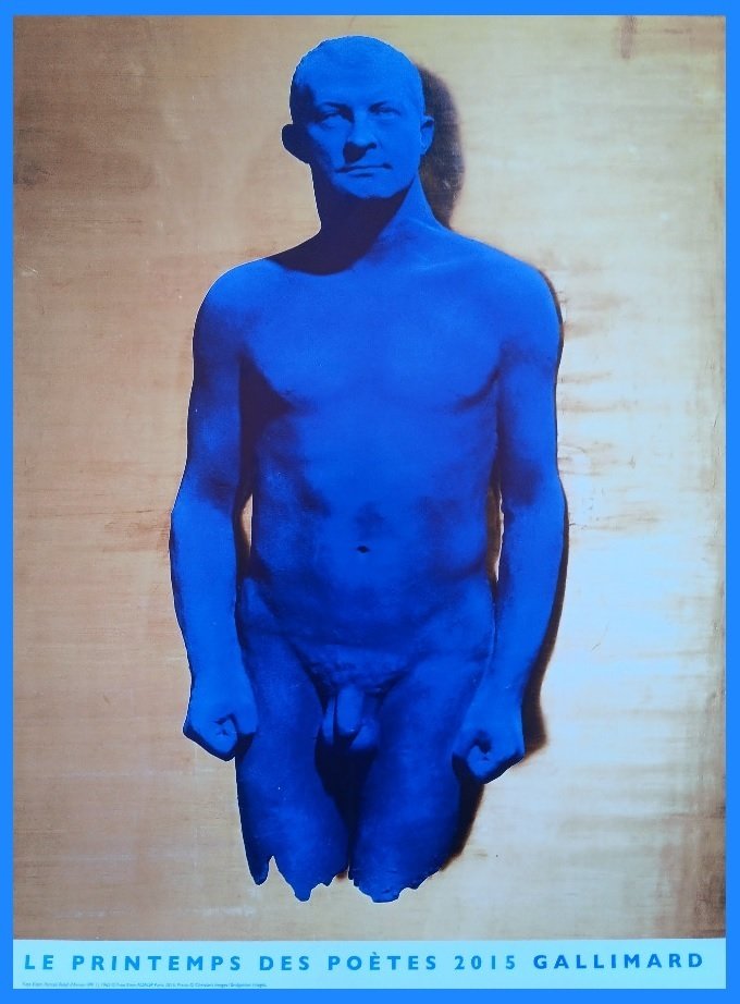 Yves Klein - Affiche originale - Le Printemps des Poètes - 2015 #1.0
