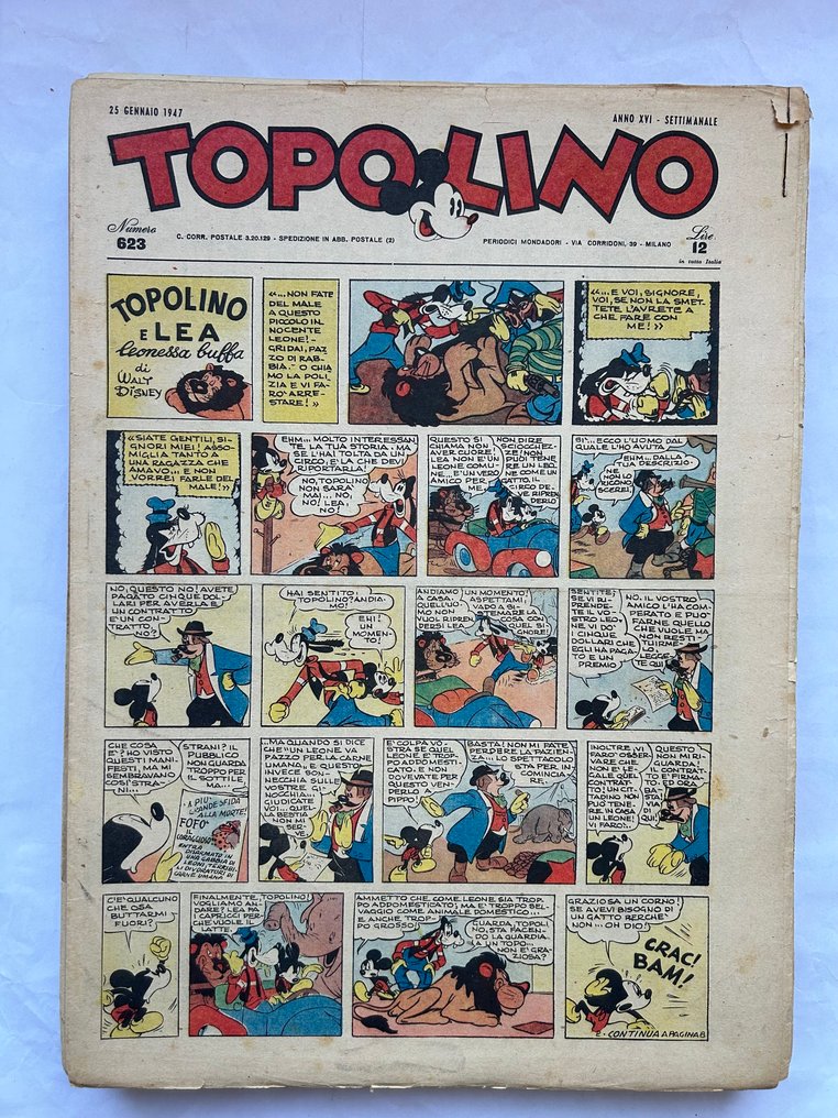 Topolino - Topolino giornale 620/671 annata completa 1947 - 52 Comic collection, Complete series - First edition - 1947 #4.3