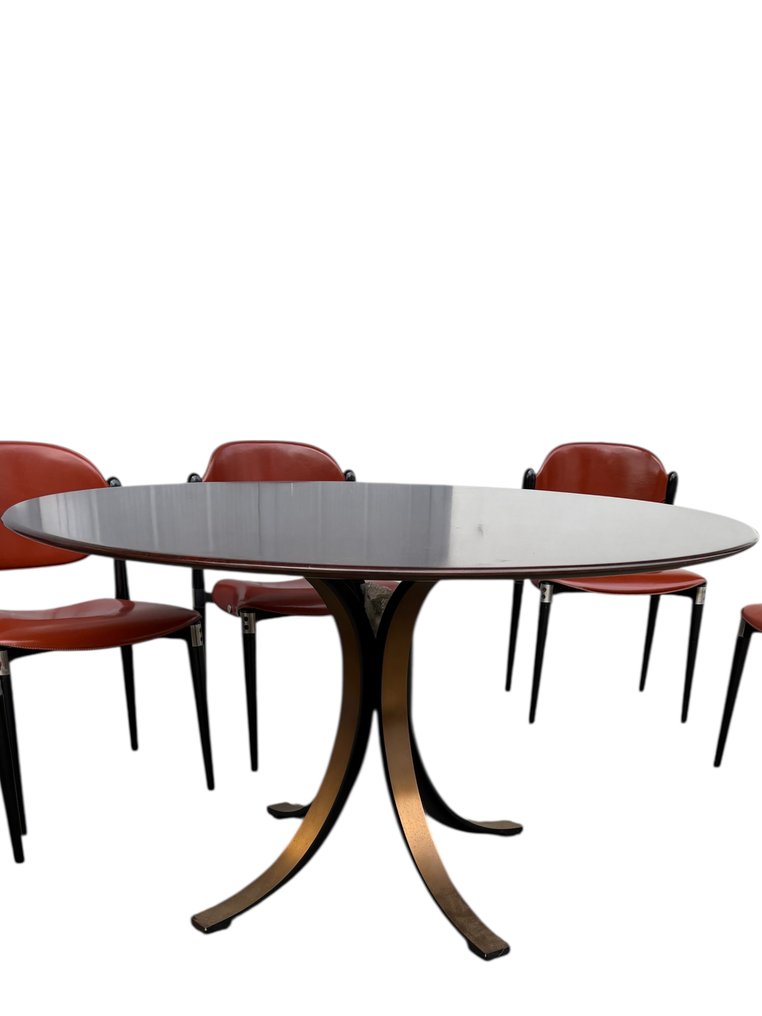 Tecno - Osvaldo Borsani, Eugenio Gerli - Table - T69 - Wood, Bronze, Metal - Table Model T69 #3.2