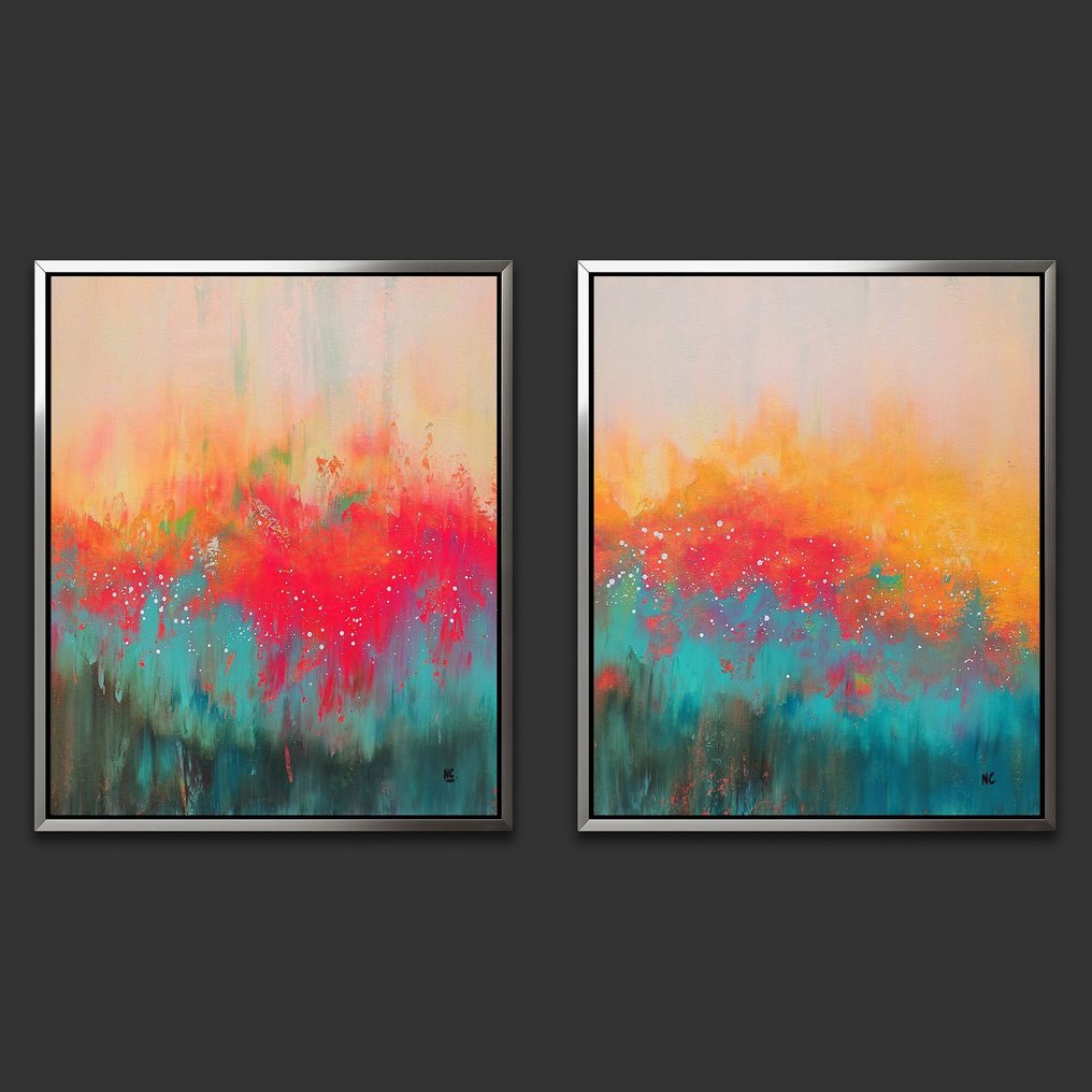 Noelia Correa Art - 2 Paintings Sieloel XL #1.0