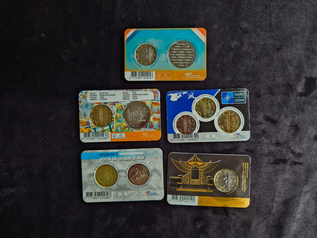Nederland. Coin Card 2022/2024 (5 stuks) (Zonder Minimumprijs) #1.0