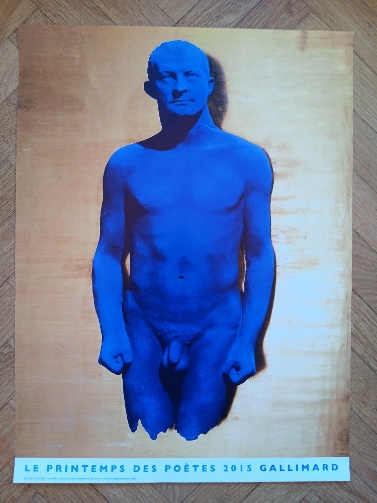 Yves Klein - Affiche originale - Le Printemps des Poètes - 2015 #2.1