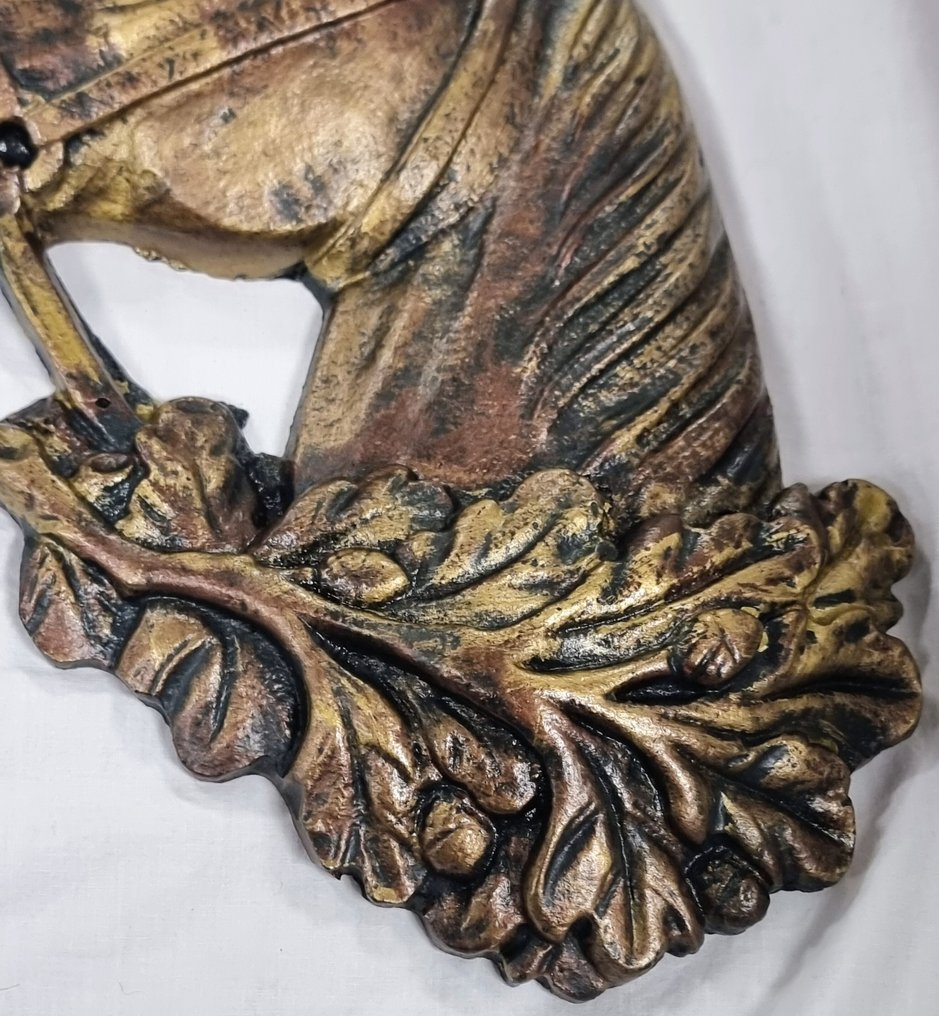 Sculpture, Pferdekopf - 32 cm - Cast iron - 1920 #2.1